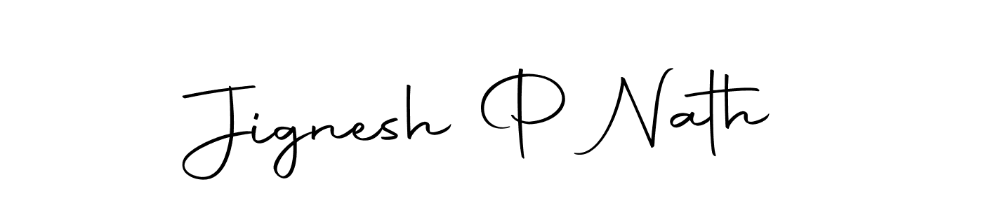 if you are searching for the best signature style for your name Jignesh P Nath. so please give up your signature search. here we have designed multiple signature styles  using Autography-DOLnW. Jignesh P Nath signature style 10 images and pictures png