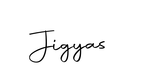 Also we have Jigyas name is the best signature style. Create professional handwritten signature collection using Autography-DOLnW autograph style. Jigyas signature style 10 images and pictures png