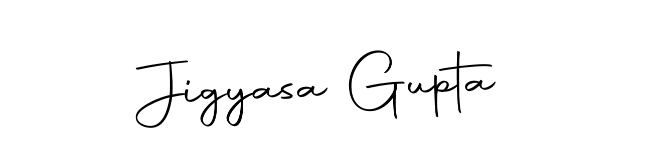 How to make Jigyasa Gupta name signature. Use Autography-DOLnW style for creating short signs online. This is the latest handwritten sign. Jigyasa Gupta signature style 10 images and pictures png