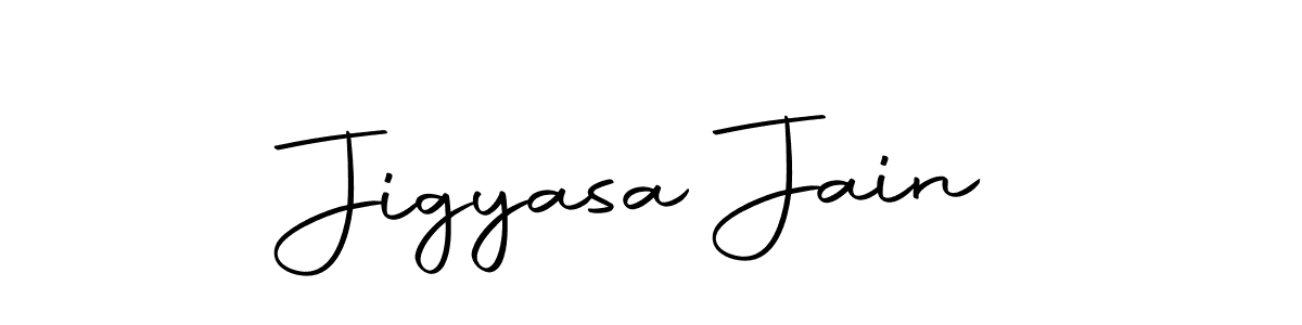 The best way (Autography-DOLnW) to make a short signature is to pick only two or three words in your name. The name Jigyasa Jain include a total of six letters. For converting this name. Jigyasa Jain signature style 10 images and pictures png