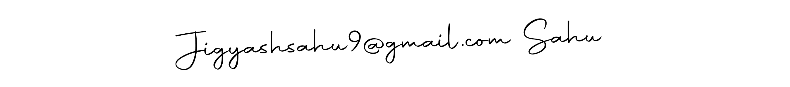 How to make Jigyashsahu9@gmail.com Sahu signature? Autography-DOLnW is a professional autograph style. Create handwritten signature for Jigyashsahu9@gmail.com Sahu name. Jigyashsahu9@gmail.com Sahu signature style 10 images and pictures png