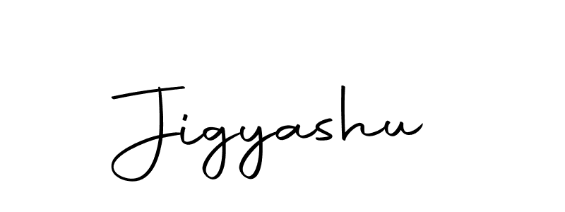 Design your own signature with our free online signature maker. With this signature software, you can create a handwritten (Autography-DOLnW) signature for name Jigyashu. Jigyashu signature style 10 images and pictures png