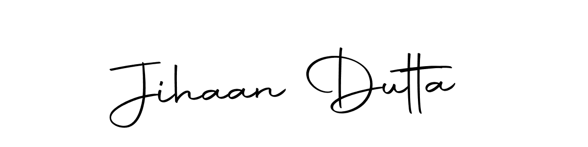 How to make Jihaan Dutta signature? Autography-DOLnW is a professional autograph style. Create handwritten signature for Jihaan Dutta name. Jihaan Dutta signature style 10 images and pictures png