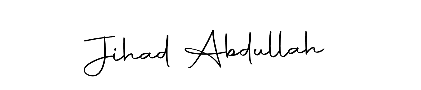 Make a short Jihad Abdullah signature style. Manage your documents anywhere anytime using Autography-DOLnW. Create and add eSignatures, submit forms, share and send files easily. Jihad Abdullah signature style 10 images and pictures png
