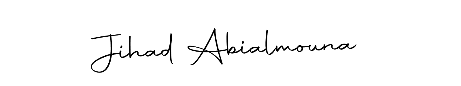 Once you've used our free online signature maker to create your best signature Autography-DOLnW style, it's time to enjoy all of the benefits that Jihad Abialmouna name signing documents. Jihad Abialmouna signature style 10 images and pictures png