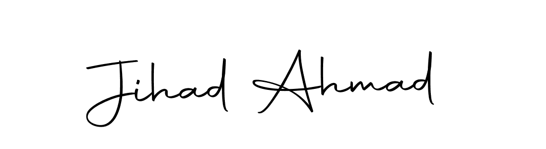 You can use this online signature creator to create a handwritten signature for the name Jihad Ahmad. This is the best online autograph maker. Jihad Ahmad signature style 10 images and pictures png