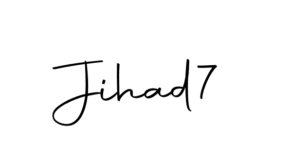 It looks lik you need a new signature style for name Jihad7. Design unique handwritten (Autography-DOLnW) signature with our free signature maker in just a few clicks. Jihad7 signature style 10 images and pictures png
