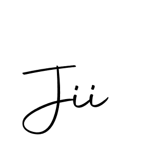 The best way (Autography-DOLnW) to make a short signature is to pick only two or three words in your name. The name Jii include a total of six letters. For converting this name. Jii signature style 10 images and pictures png