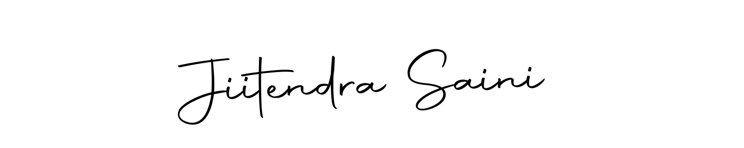 Make a beautiful signature design for name Jiitendra Saini. With this signature (Autography-DOLnW) style, you can create a handwritten signature for free. Jiitendra Saini signature style 10 images and pictures png