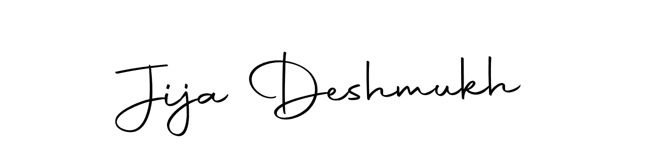 You should practise on your own different ways (Autography-DOLnW) to write your name (Jija Deshmukh) in signature. don't let someone else do it for you. Jija Deshmukh signature style 10 images and pictures png