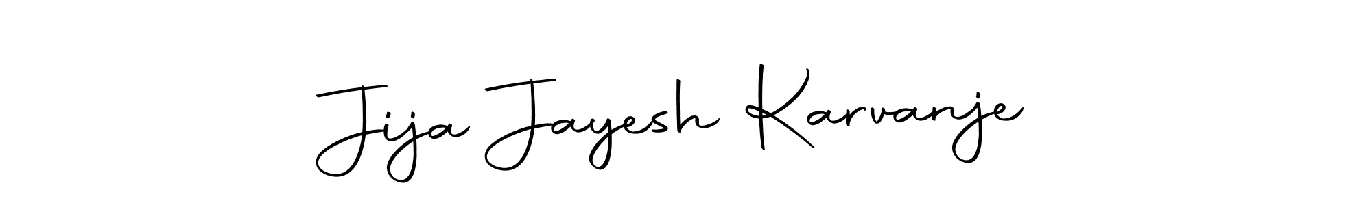 This is the best signature style for the Jija Jayesh Karvanje name. Also you like these signature font (Autography-DOLnW). Mix name signature. Jija Jayesh Karvanje signature style 10 images and pictures png