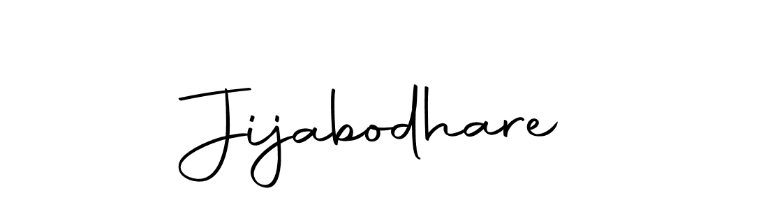 Jijabodhare stylish signature style. Best Handwritten Sign (Autography-DOLnW) for my name. Handwritten Signature Collection Ideas for my name Jijabodhare. Jijabodhare signature style 10 images and pictures png