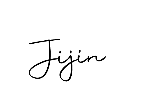 Use a signature maker to create a handwritten signature online. With this signature software, you can design (Autography-DOLnW) your own signature for name Jijin. Jijin signature style 10 images and pictures png