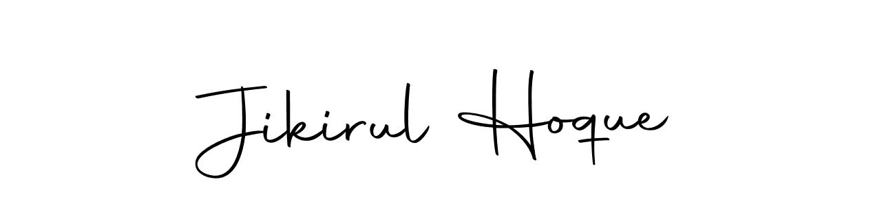 Make a beautiful signature design for name Jikirul Hoque. With this signature (Autography-DOLnW) style, you can create a handwritten signature for free. Jikirul Hoque signature style 10 images and pictures png