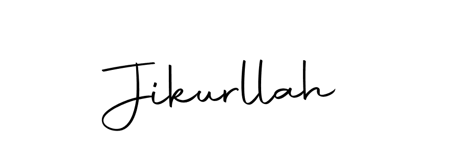 Make a beautiful signature design for name Jikurllah. With this signature (Autography-DOLnW) style, you can create a handwritten signature for free. Jikurllah signature style 10 images and pictures png