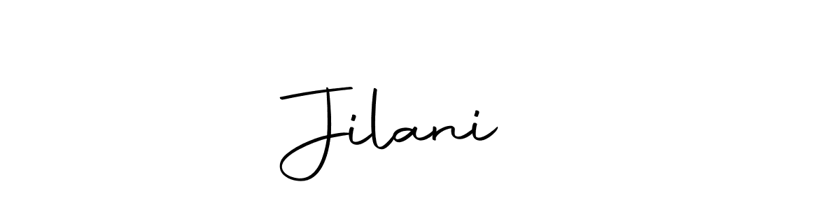 This is the best signature style for the Jilani❤️ name. Also you like these signature font (Autography-DOLnW). Mix name signature. Jilani❤️ signature style 10 images and pictures png