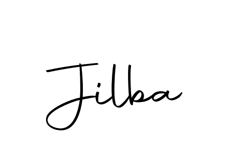 Use a signature maker to create a handwritten signature online. With this signature software, you can design (Autography-DOLnW) your own signature for name Jilba. Jilba signature style 10 images and pictures png