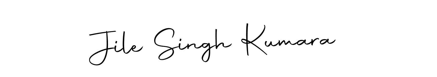 This is the best signature style for the Jile Singh Kumara name. Also you like these signature font (Autography-DOLnW). Mix name signature. Jile Singh Kumara signature style 10 images and pictures png