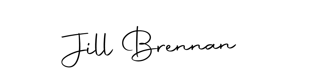 Design your own signature with our free online signature maker. With this signature software, you can create a handwritten (Autography-DOLnW) signature for name Jill Brennan. Jill Brennan signature style 10 images and pictures png