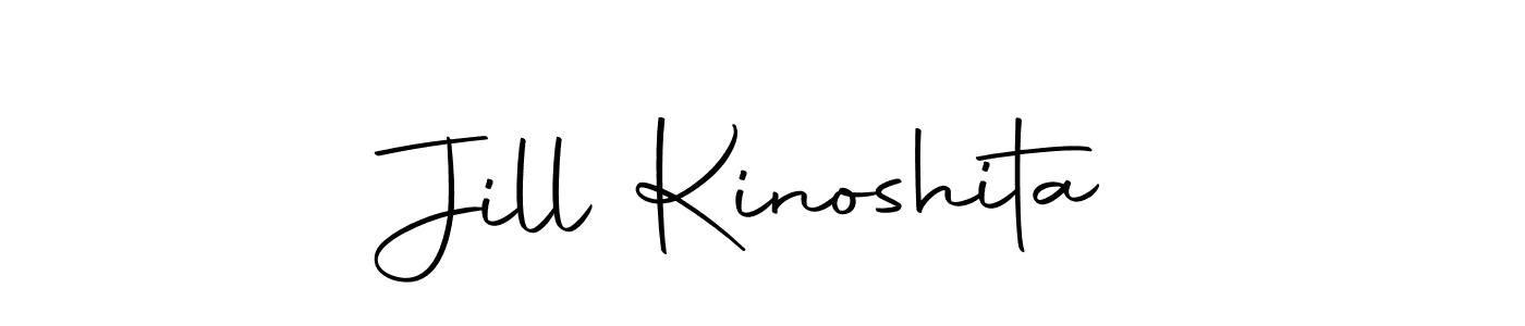 Design your own signature with our free online signature maker. With this signature software, you can create a handwritten (Autography-DOLnW) signature for name Jill Kinoshita. Jill Kinoshita signature style 10 images and pictures png