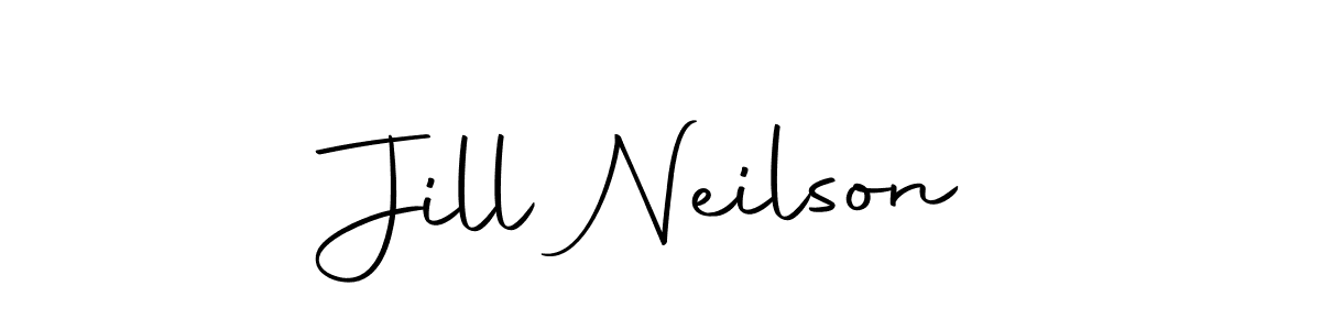 Design your own signature with our free online signature maker. With this signature software, you can create a handwritten (Autography-DOLnW) signature for name Jill Neilson. Jill Neilson signature style 10 images and pictures png
