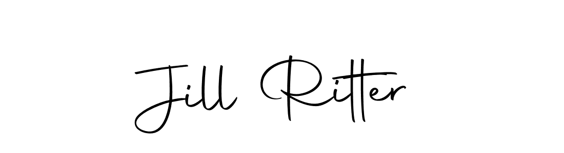 Also we have Jill Ritter name is the best signature style. Create professional handwritten signature collection using Autography-DOLnW autograph style. Jill Ritter signature style 10 images and pictures png