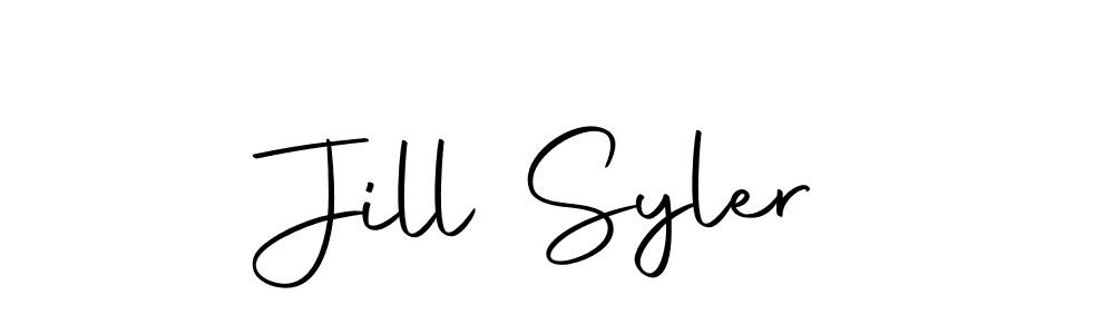 Jill Syler stylish signature style. Best Handwritten Sign (Autography-DOLnW) for my name. Handwritten Signature Collection Ideas for my name Jill Syler. Jill Syler signature style 10 images and pictures png