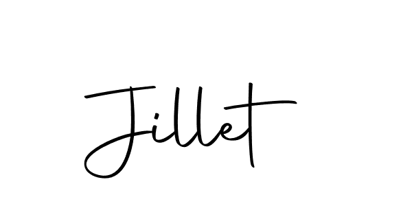 Use a signature maker to create a handwritten signature online. With this signature software, you can design (Autography-DOLnW) your own signature for name Jillet. Jillet signature style 10 images and pictures png