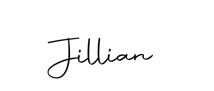 Create a beautiful signature design for name Jillian. With this signature (Autography-DOLnW) fonts, you can make a handwritten signature for free. Jillian signature style 10 images and pictures png