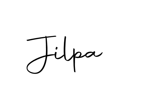 Create a beautiful signature design for name Jilpa. With this signature (Autography-DOLnW) fonts, you can make a handwritten signature for free. Jilpa signature style 10 images and pictures png