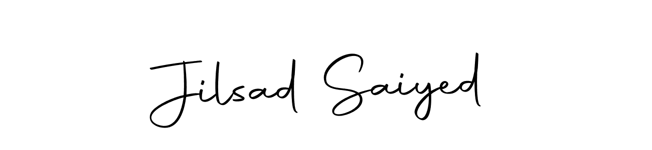 Similarly Autography-DOLnW is the best handwritten signature design. Signature creator online .You can use it as an online autograph creator for name Jilsad Saiyed. Jilsad Saiyed signature style 10 images and pictures png