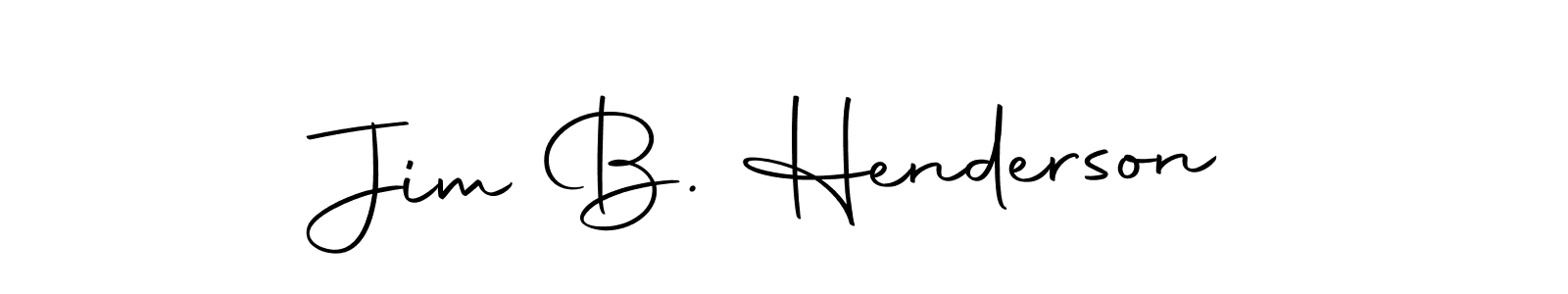 Also we have Jim B. Henderson name is the best signature style. Create professional handwritten signature collection using Autography-DOLnW autograph style. Jim B. Henderson signature style 10 images and pictures png