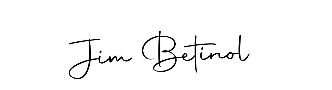 Make a beautiful signature design for name Jim Betinol. With this signature (Autography-DOLnW) style, you can create a handwritten signature for free. Jim Betinol signature style 10 images and pictures png