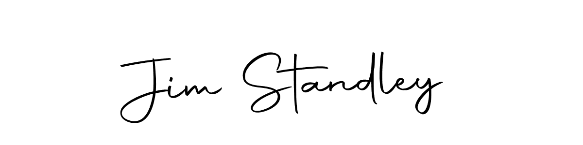 Design your own signature with our free online signature maker. With this signature software, you can create a handwritten (Autography-DOLnW) signature for name Jim Standley. Jim Standley signature style 10 images and pictures png
