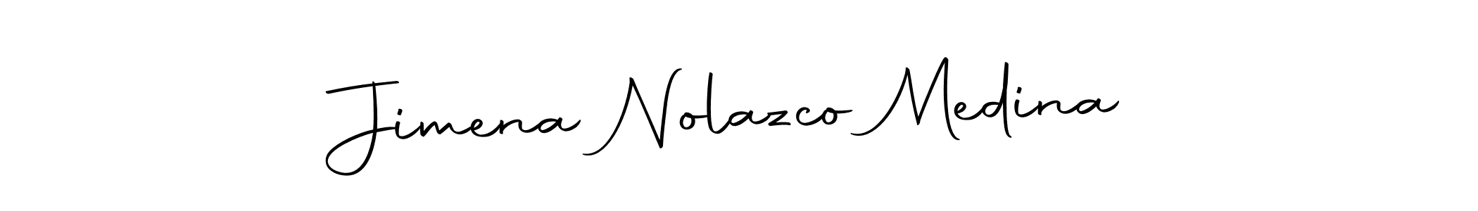 Check out images of Autograph of Jimena Nolazco Medina name. Actor Jimena Nolazco Medina Signature Style. Autography-DOLnW is a professional sign style online. Jimena Nolazco Medina signature style 10 images and pictures png