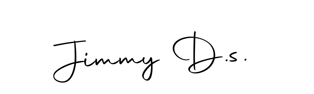 It looks lik you need a new signature style for name Jimmy D.s.. Design unique handwritten (Autography-DOLnW) signature with our free signature maker in just a few clicks. Jimmy D.s. signature style 10 images and pictures png