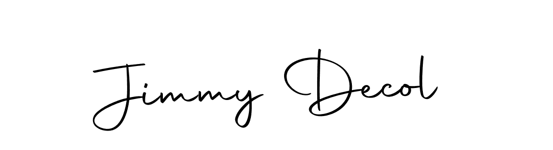 You should practise on your own different ways (Autography-DOLnW) to write your name (Jimmy Decol) in signature. don't let someone else do it for you. Jimmy Decol signature style 10 images and pictures png