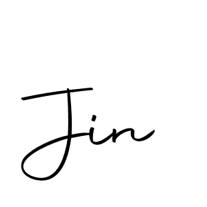Design your own signature with our free online signature maker. With this signature software, you can create a handwritten (Autography-DOLnW) signature for name Jin. Jin signature style 10 images and pictures png