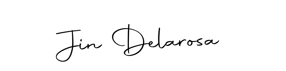 Make a beautiful signature design for name Jin Delarosa. With this signature (Autography-DOLnW) style, you can create a handwritten signature for free. Jin Delarosa signature style 10 images and pictures png