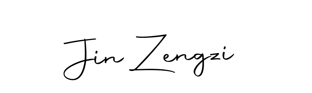Jin Zengzi stylish signature style. Best Handwritten Sign (Autography-DOLnW) for my name. Handwritten Signature Collection Ideas for my name Jin Zengzi. Jin Zengzi signature style 10 images and pictures png