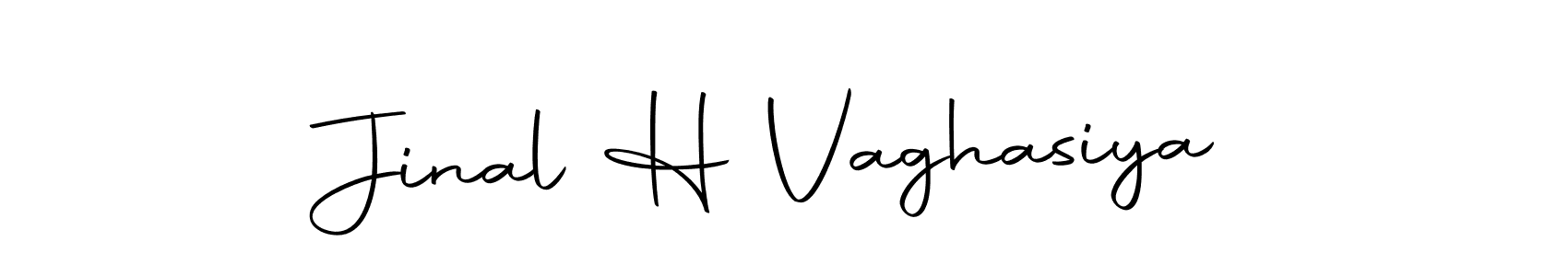 How to make Jinal H Vaghasiya signature? Autography-DOLnW is a professional autograph style. Create handwritten signature for Jinal H Vaghasiya name. Jinal H Vaghasiya signature style 10 images and pictures png