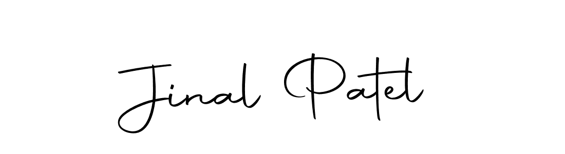 Design your own signature with our free online signature maker. With this signature software, you can create a handwritten (Autography-DOLnW) signature for name Jinal Patel. Jinal Patel signature style 10 images and pictures png