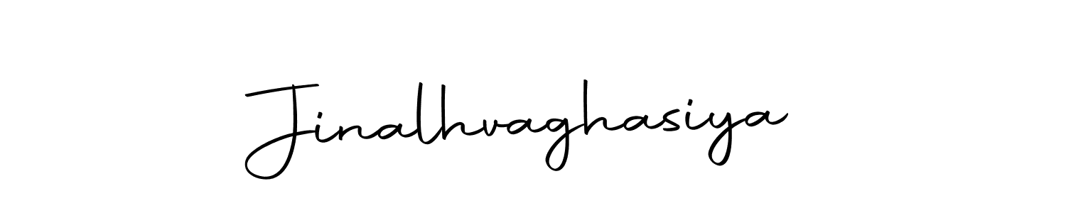 The best way (Autography-DOLnW) to make a short signature is to pick only two or three words in your name. The name Jinalhvaghasiya include a total of six letters. For converting this name. Jinalhvaghasiya signature style 10 images and pictures png