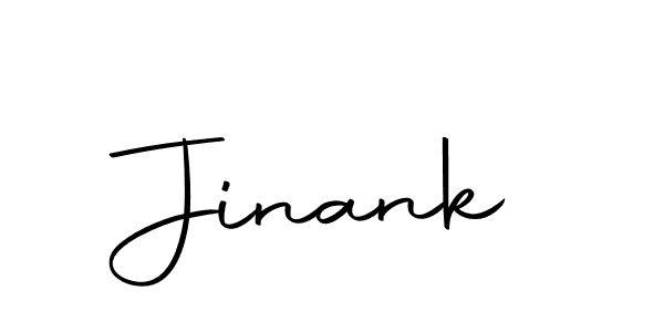 Use a signature maker to create a handwritten signature online. With this signature software, you can design (Autography-DOLnW) your own signature for name Jinank. Jinank signature style 10 images and pictures png