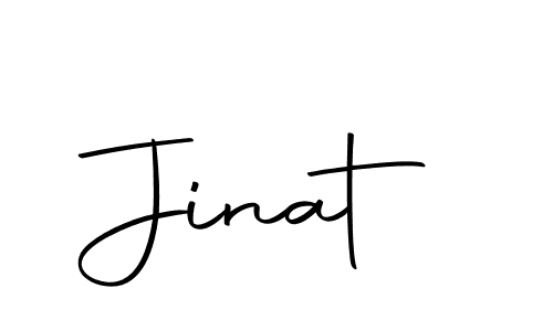 Design your own signature with our free online signature maker. With this signature software, you can create a handwritten (Autography-DOLnW) signature for name Jinat. Jinat signature style 10 images and pictures png