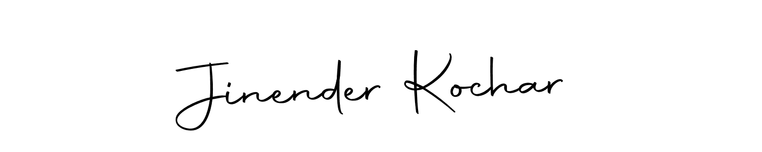 Make a beautiful signature design for name Jinender Kochar. Use this online signature maker to create a handwritten signature for free. Jinender Kochar signature style 10 images and pictures png