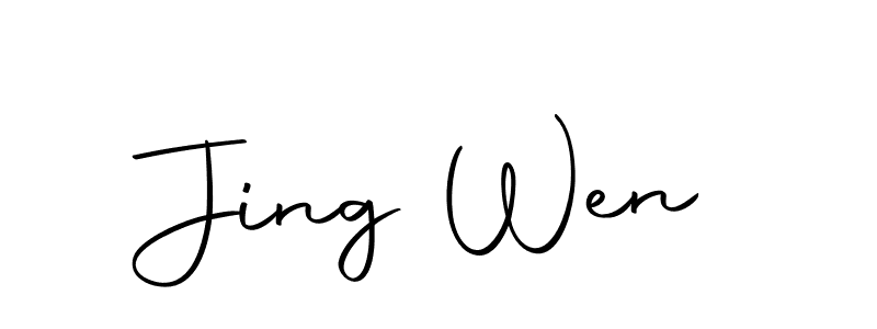 Also You can easily find your signature by using the search form. We will create Jing Wen name handwritten signature images for you free of cost using Autography-DOLnW sign style. Jing Wen signature style 10 images and pictures png