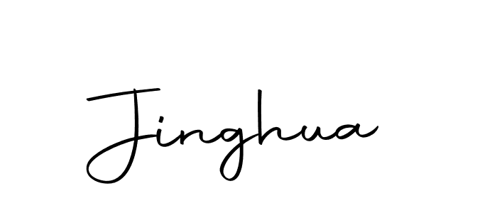 Jinghua stylish signature style. Best Handwritten Sign (Autography-DOLnW) for my name. Handwritten Signature Collection Ideas for my name Jinghua. Jinghua signature style 10 images and pictures png