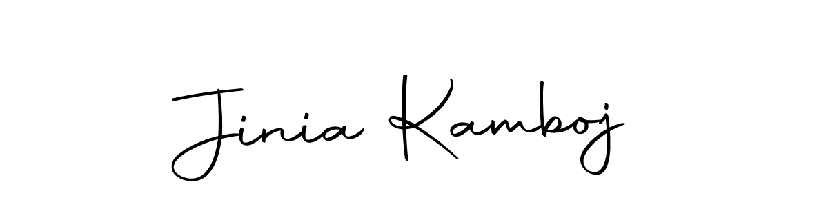 Make a short Jinia Kamboj signature style. Manage your documents anywhere anytime using Autography-DOLnW. Create and add eSignatures, submit forms, share and send files easily. Jinia Kamboj signature style 10 images and pictures png