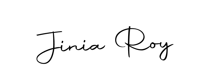 Jinia Roy stylish signature style. Best Handwritten Sign (Autography-DOLnW) for my name. Handwritten Signature Collection Ideas for my name Jinia Roy. Jinia Roy signature style 10 images and pictures png
